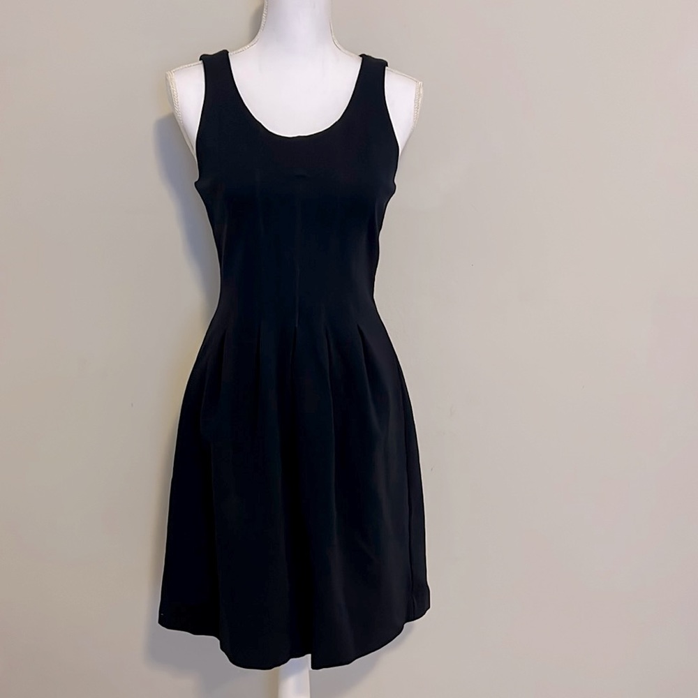 {J Crew} Navy Blue Midi Dress